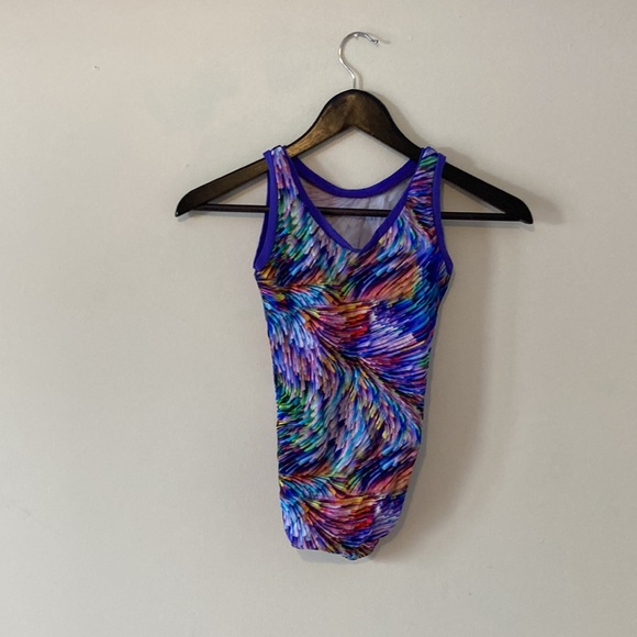 Gymgear Multi Coloured Gymnastics Leotard - Picture 2 of 2
